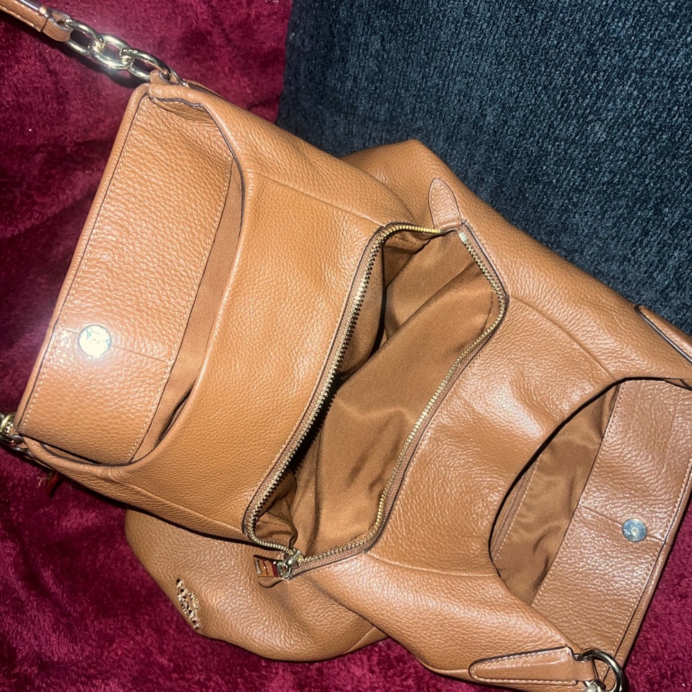 Coach Madison Phoebe Dalton 31 Leather Tan Handbag - Picture 3 of 11